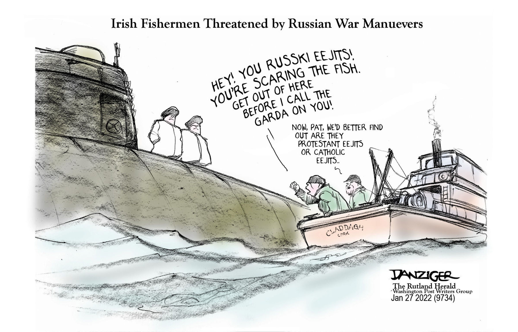 Jeff Danziger cartoon